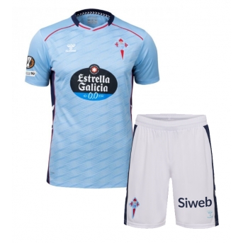 Billige Fotballdrakt Celta Vigo Replika Hjemmedraktsett Barn 2025-26 Kortermet (med bukser)